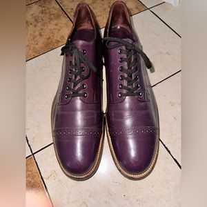 Men’s size 9 burgundy leather Stacy Adams Dickinson shoes